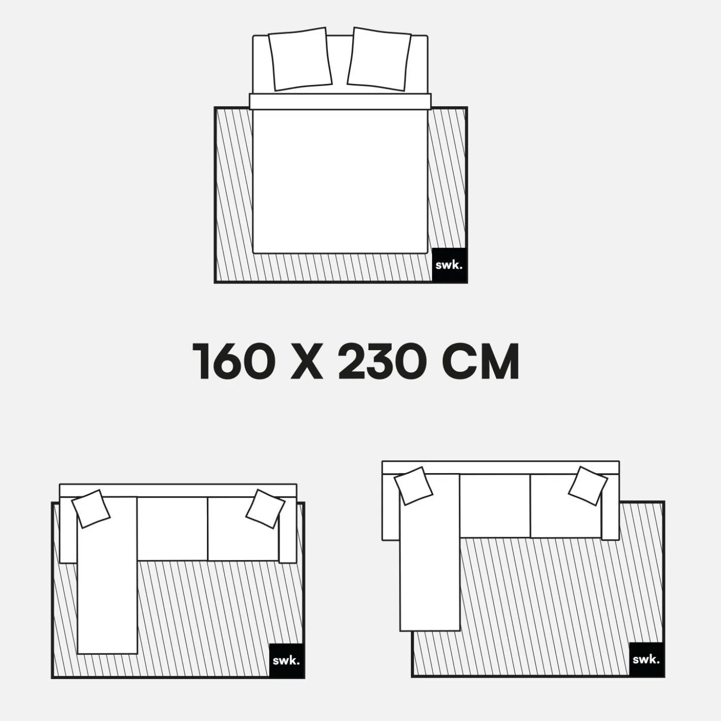 Alfombra de interior/exterior, estampado beige y mostaza, poliéster reciclado