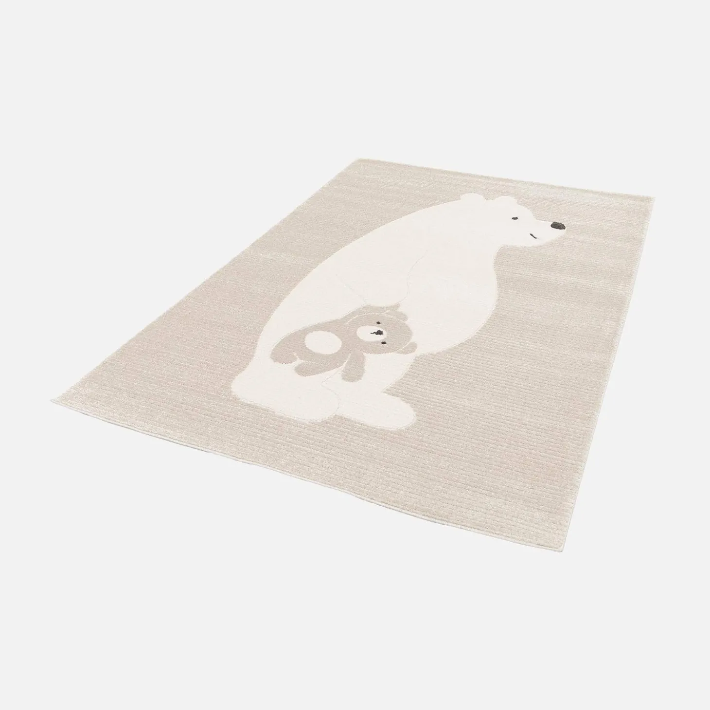 Alfombra infantil beige / crema, alfombra osito