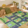 Alfombra interior infantil impreso mini ciudad