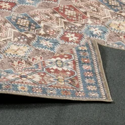 Alfombra interior motivo oriental / persa multicolor