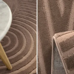 Alfombra interior motivo arcos mocha