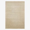 Alfombra interior motivo arcos beige