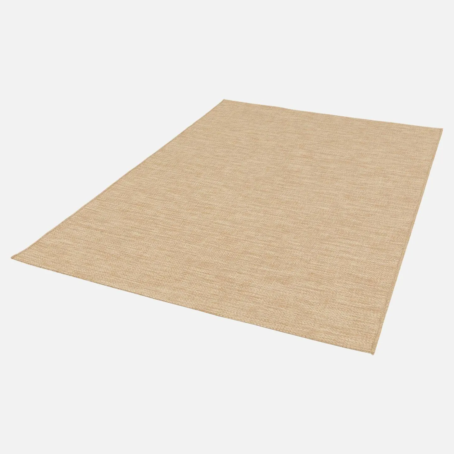Alfombra interior/exterior efecto yute color natural