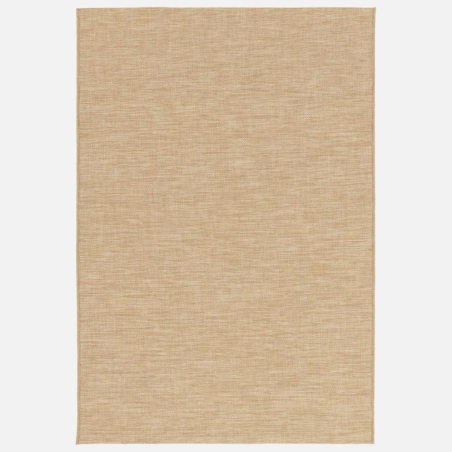 Alfombra interior/exterior efecto yute color natural