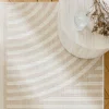 Alfombra interior/exterior diseño arcos beige
