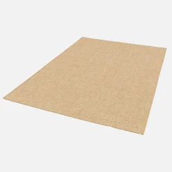 Alfombra interior/exterior efecto yute color natural