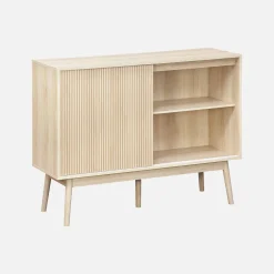 Aparador de efecto madera, 115cm