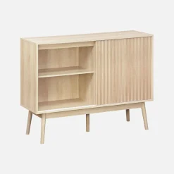 Aparador de efecto madera, 115cm
