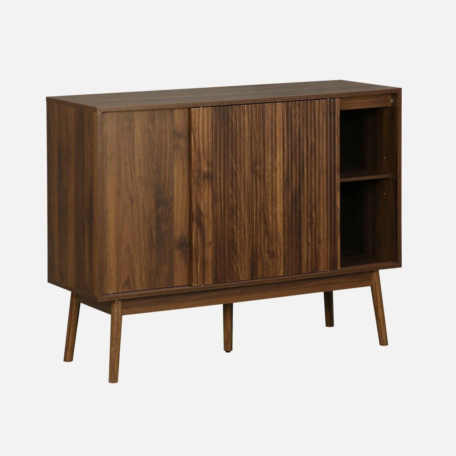 Aparador de efecto madera, 115cm