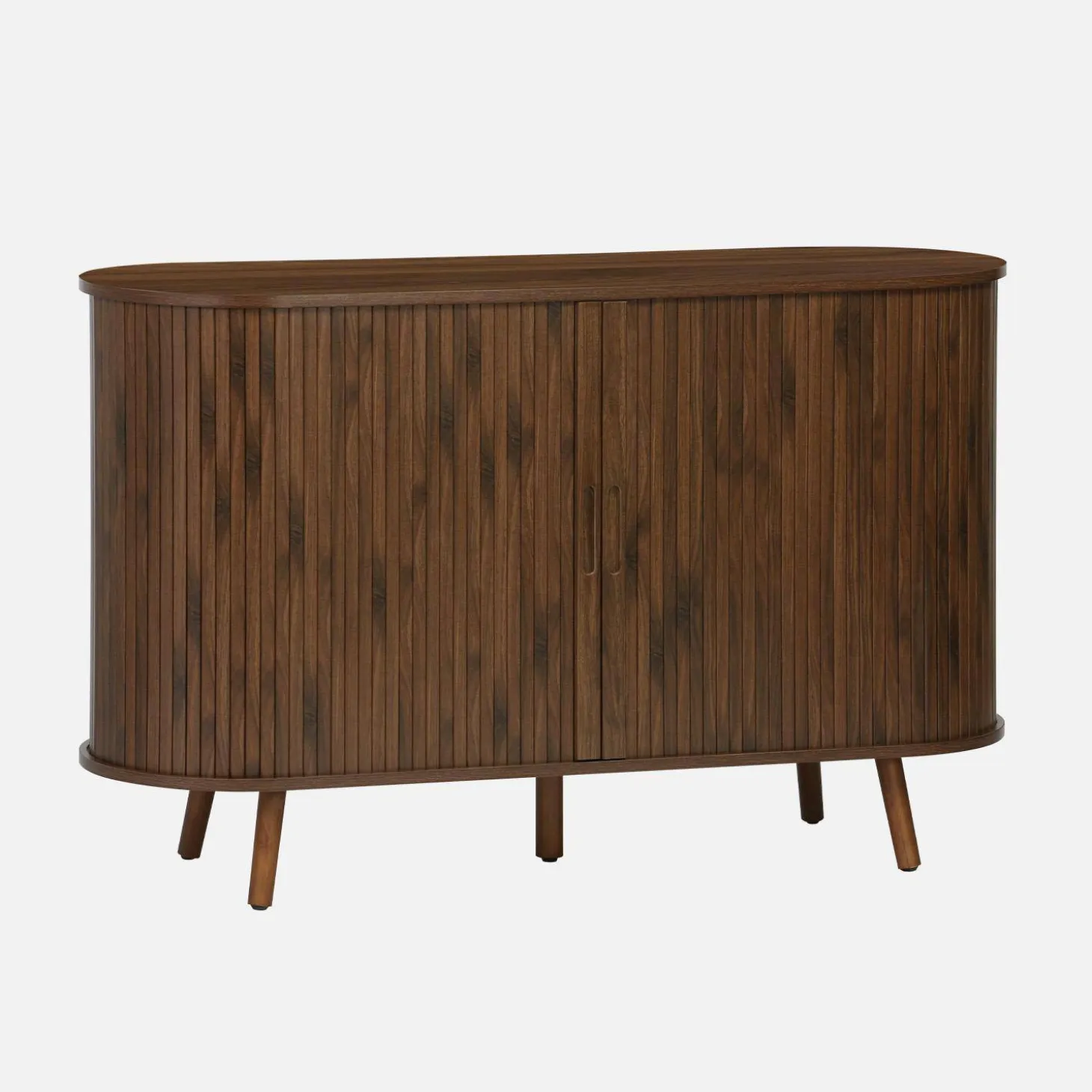 Aparador escandinavo con 2 puertas correderas, 120cm