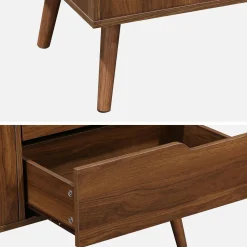 Aparador estilo escandinavo con 2 puertas, 160cm