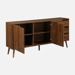 Aparador estilo escandinavo con 2 puertas, 160cm