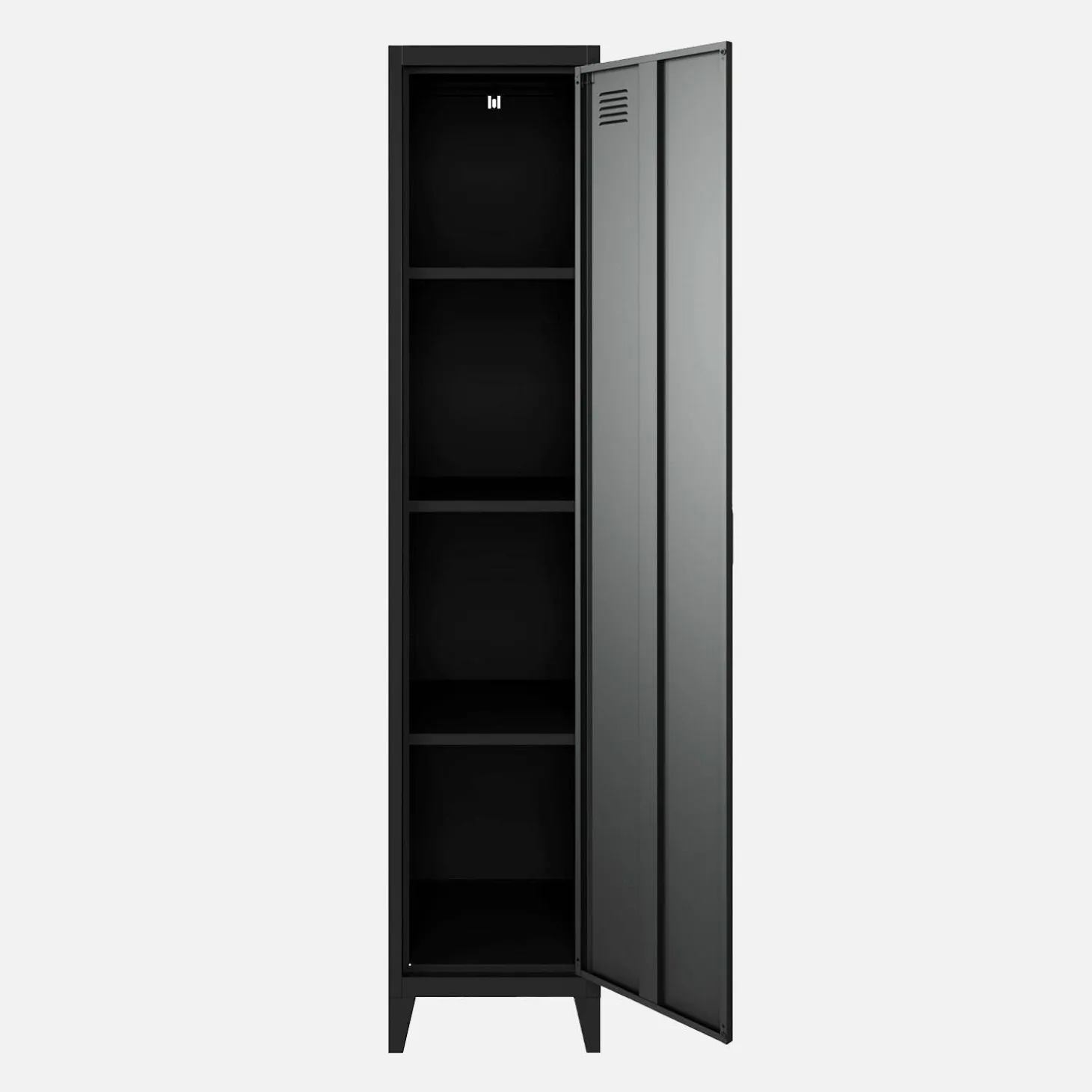 Armario dormitorio industrial con 4 almacenamientos, set de 3