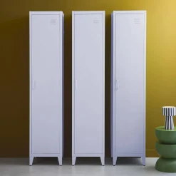 Armario dormitorio industrial con 4 almacenamientos, set de 3