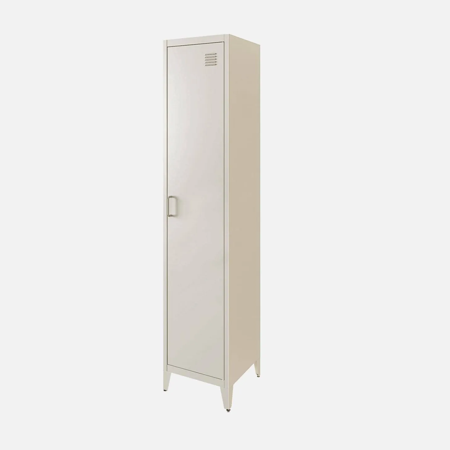 Armario dormitorio industrial con 4 espacios de almacenamiento
