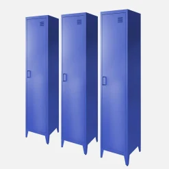 Armario dormitorio industrial con 4 almacenamientos, set de 3
