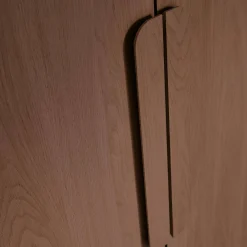 Armario vestidor con efecto madera, 2 puertas y barra para colgar