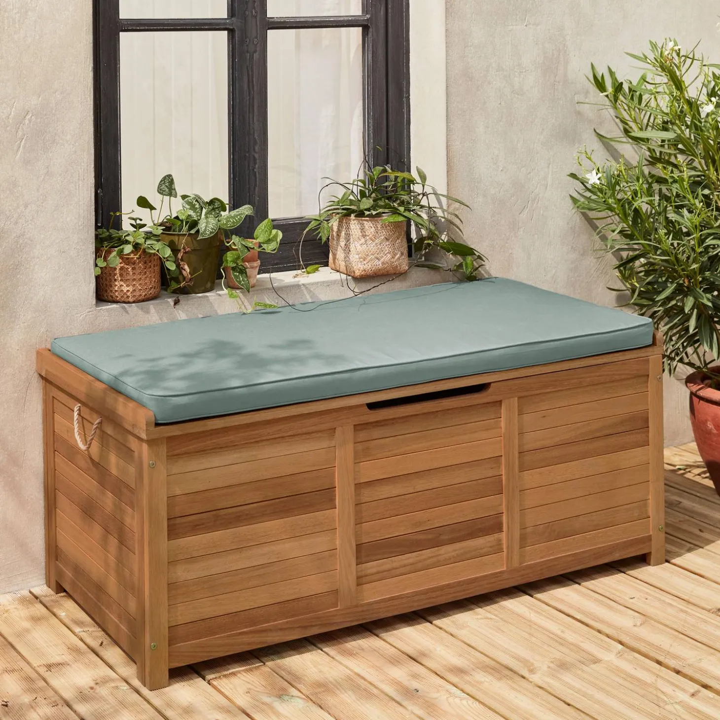 Baúl de madera de 200L