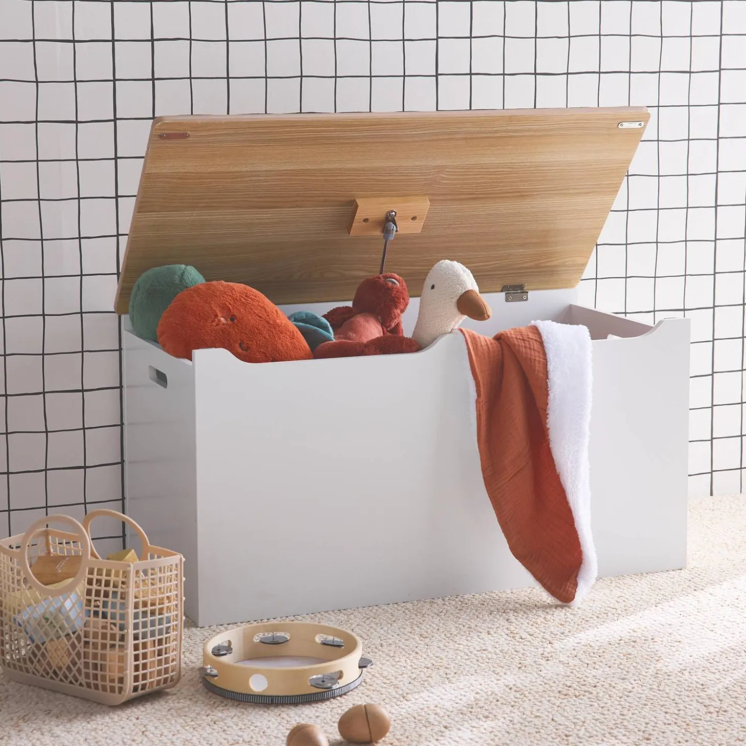 Baúl infantil ideal para juguetes