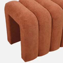Banco, pie de cama contemporáneo de tela