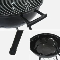 Barbacoa de carbón, Ø39cm