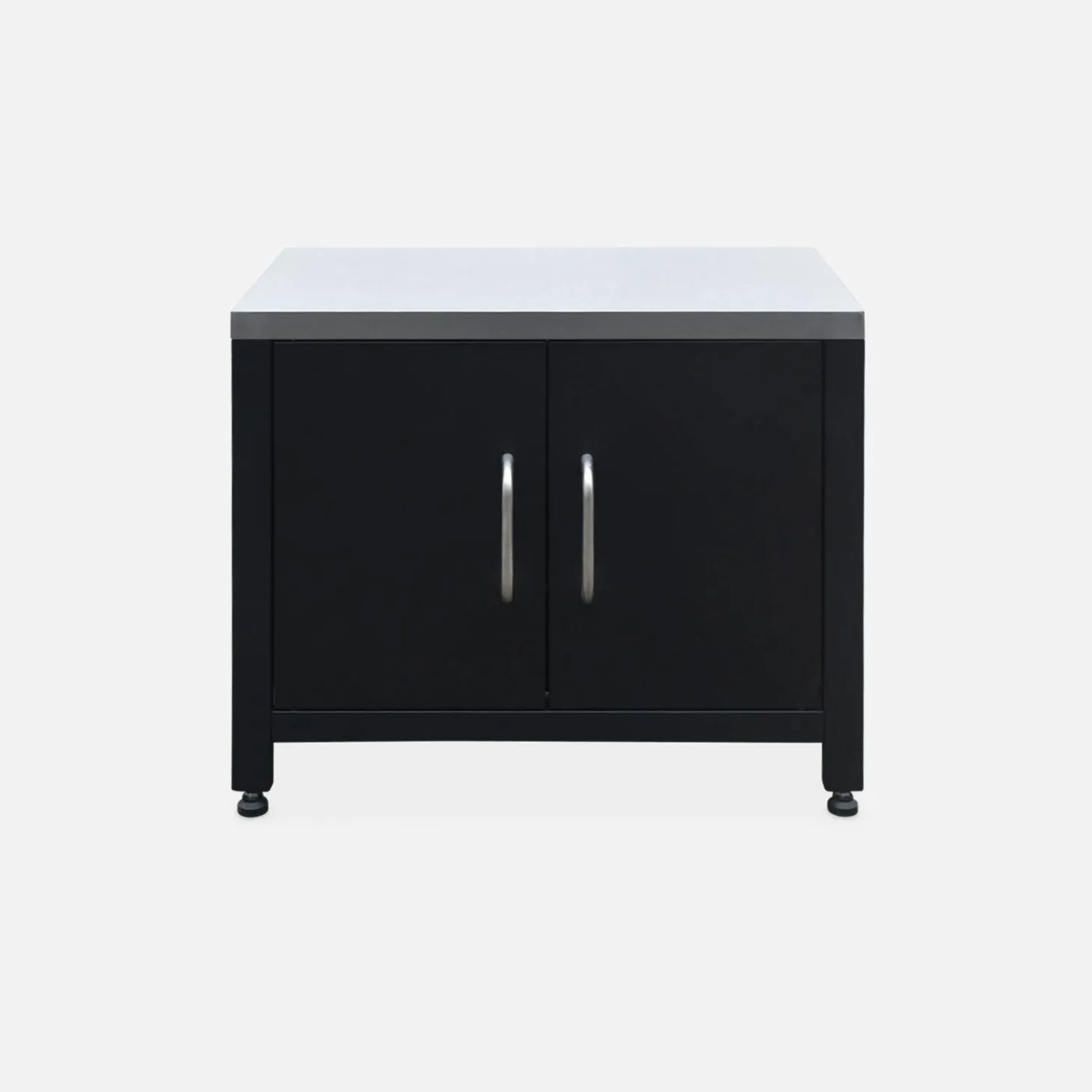 Barbacoa de gas de 4 quemadores de mesa + cocina exterior de acero, 80cm