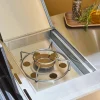 Barbacoa de gas de 5 quemadores con 1 quemador lateral