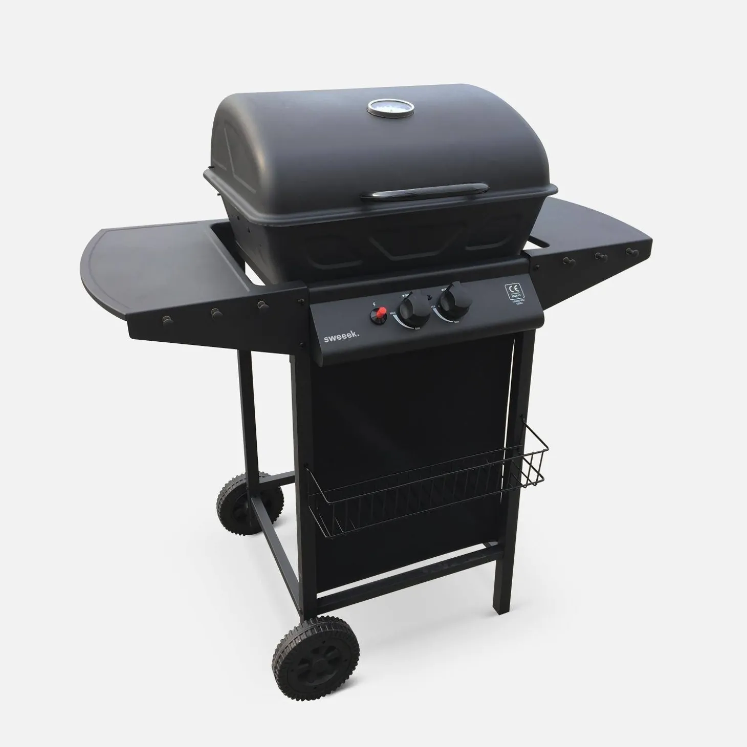 Barbacoa de gas de 2 quemadores