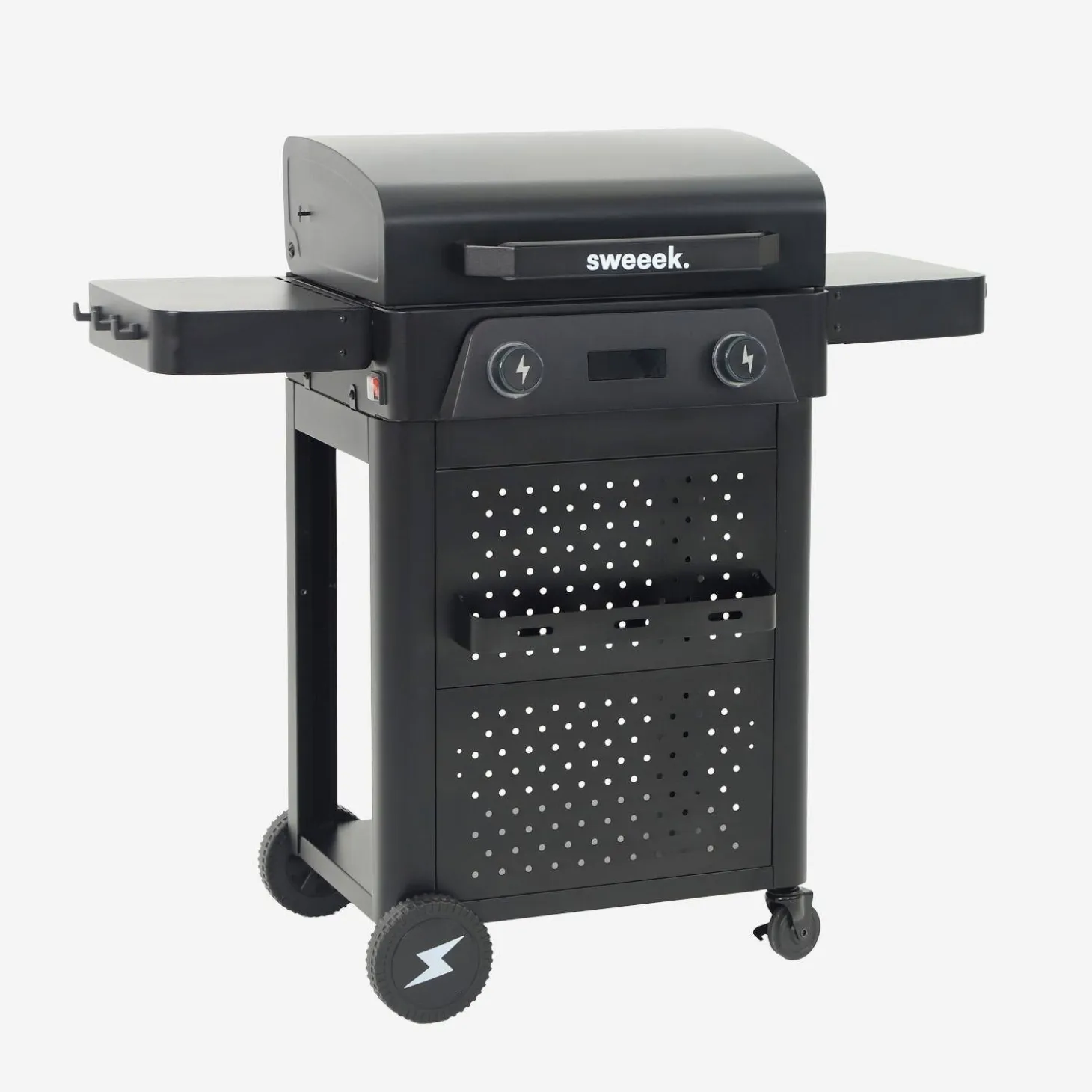 Barbacoa eléctrica de acero esmaltado 2 quemadores 2300 W