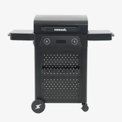 Barbacoa eléctrica de acero esmaltado 2 quemadores 2300 W