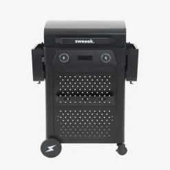 Barbacoa eléctrica de acero esmaltado 2 quemadores 2300 W