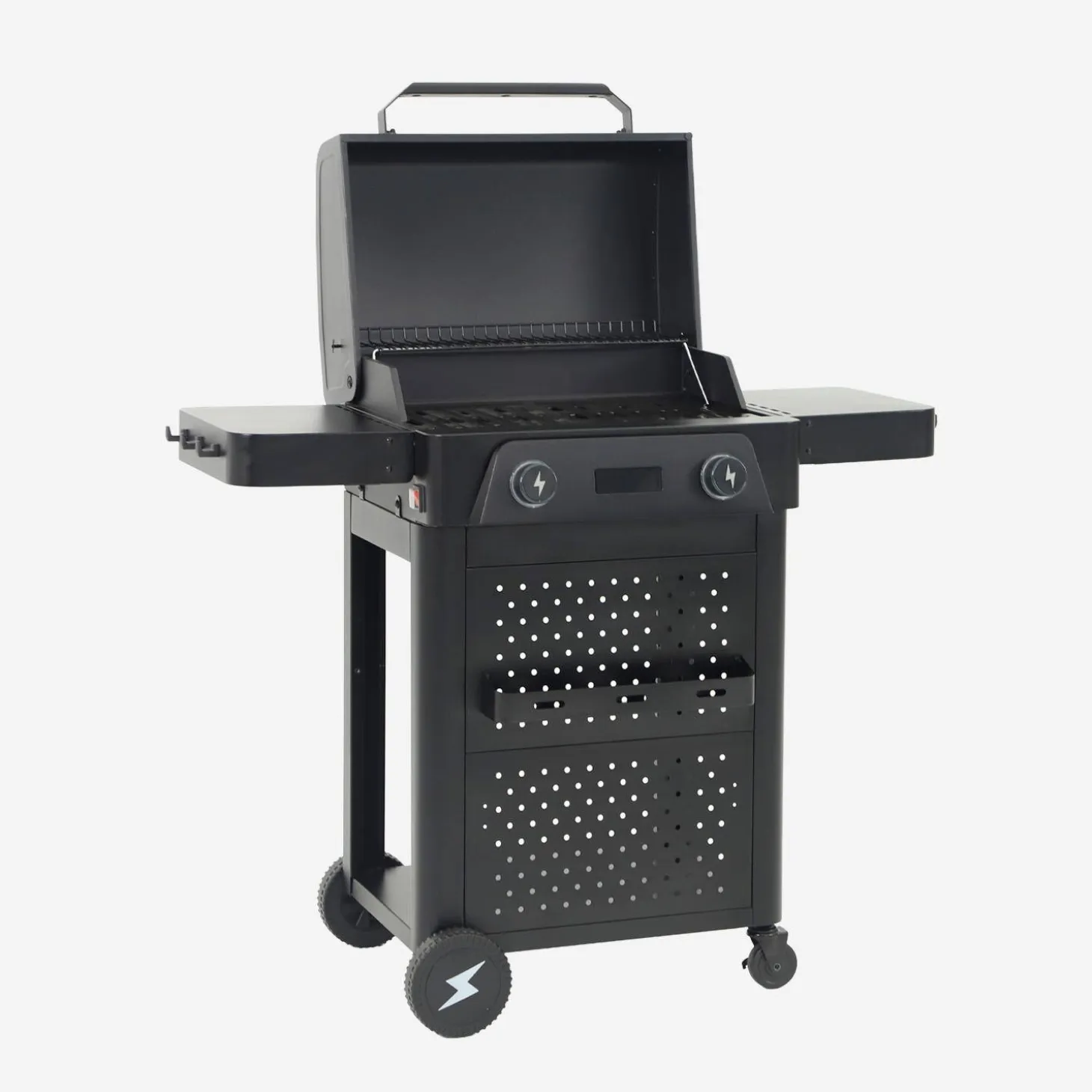 Barbacoa eléctrica de acero esmaltado 2 quemadores 2300 W