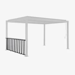 Barra de para pérgola bioclimática de aluminio, 3m