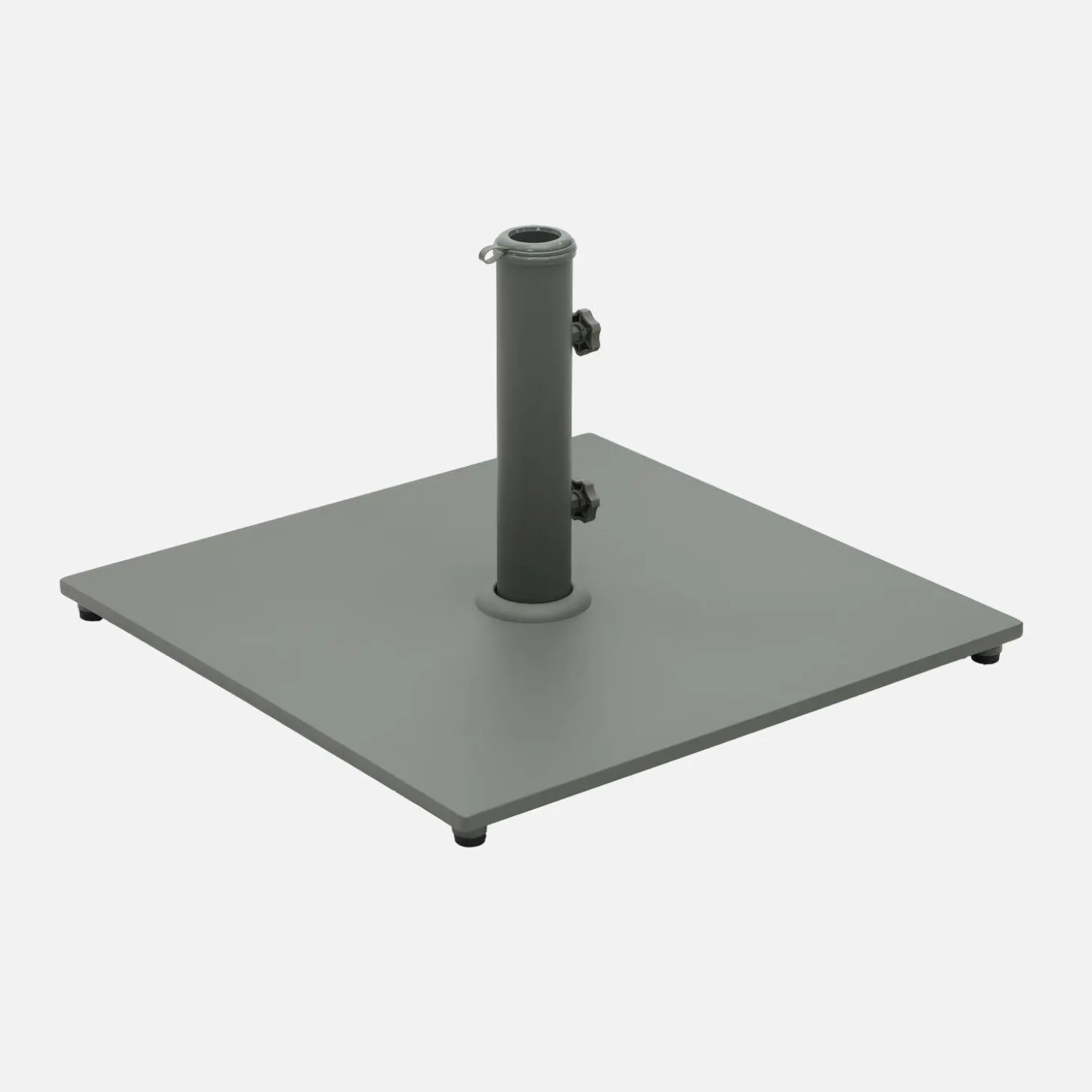Base cuadrada para parasol de mástil central