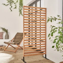 Biombo de madera para el exterior, 80cm