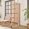 Biombo de madera para interior/exterior de 100cm