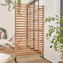 Biombo de madera para interior/exterior de 100cm