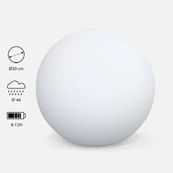 Bola luminosa LED con pilas para interior/exterior