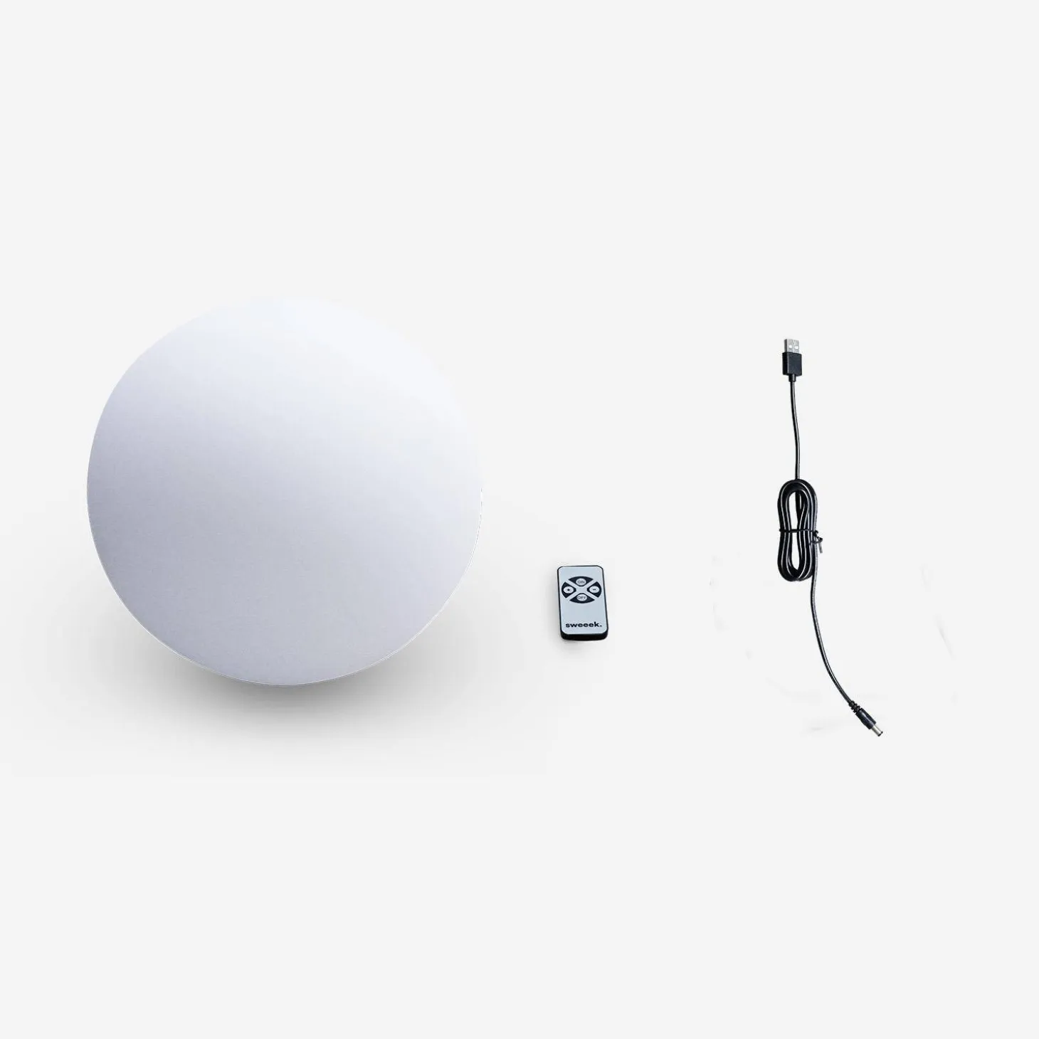 Bola luminosa LED con pilas para interior/exterior