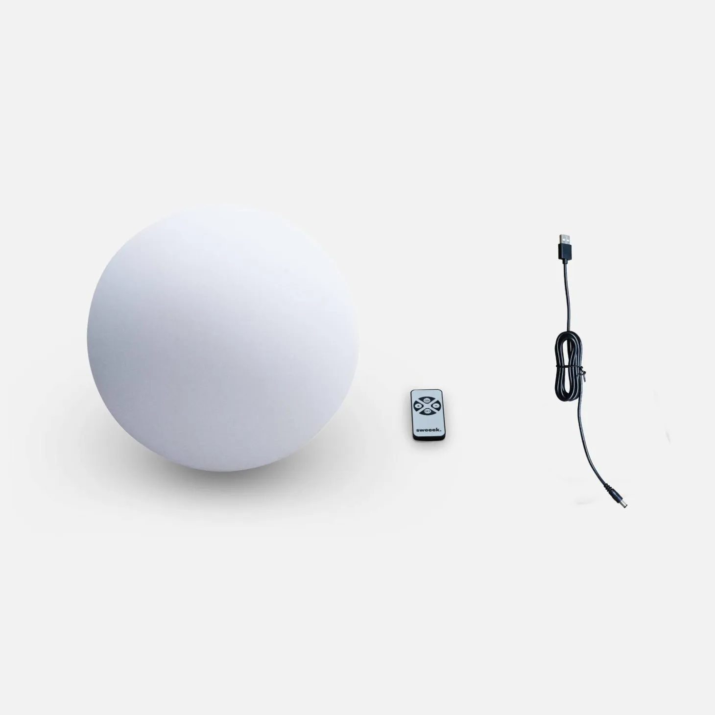 Bola luminosa LED con pilas para interior/exterior