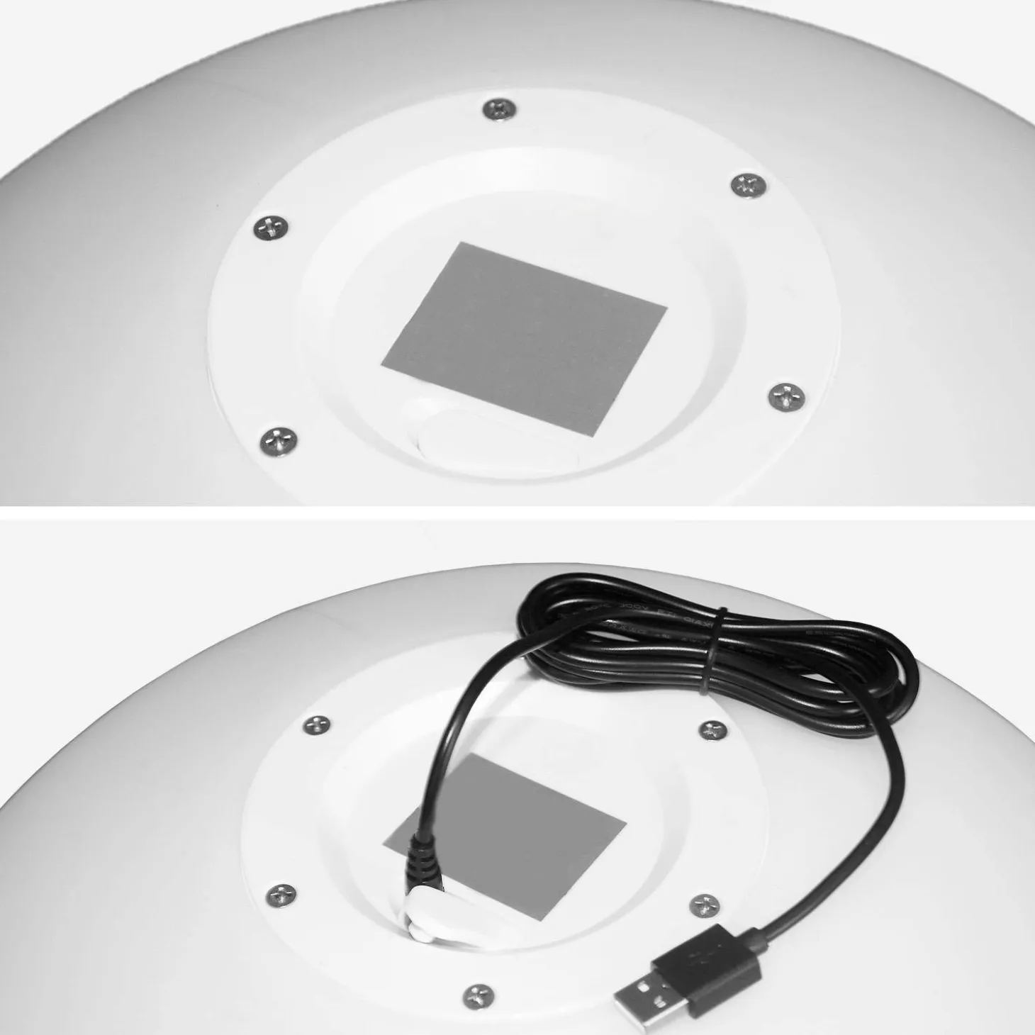 Bola luminosa LED inalámbrica, interior/exterior, 16 colores