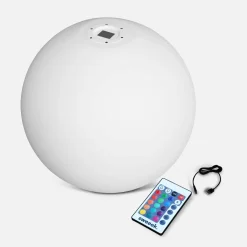 Bola luminosa LED inalámbrica, interior/exterior, 16 colores