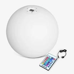 Bola luminosa LED inalámbrica, interior/exterior, 16 colores