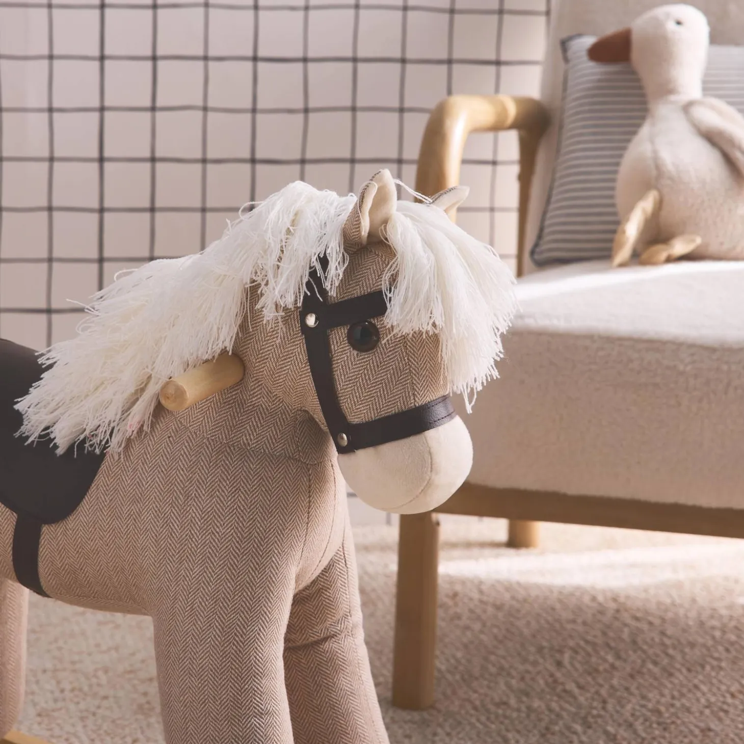 Caballo balancín para niños