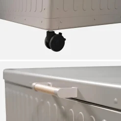 Caja de jardín de aluminio, 775L