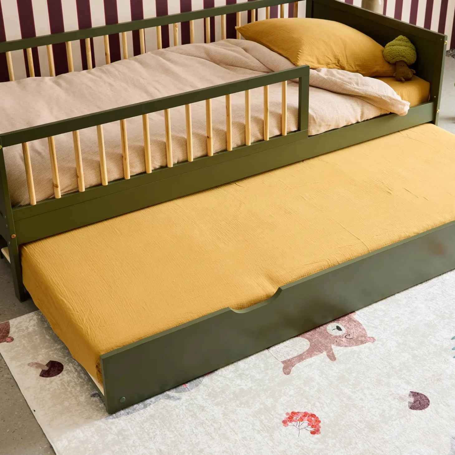 Cajón cama infantil madera de pino