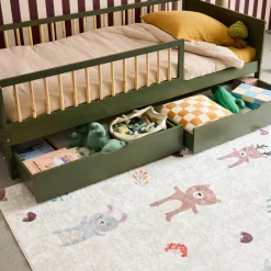 Cajón cama infantil madera de pino, set de 2