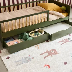 Cajón cama infantil madera de pino, set de 2