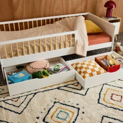 Cajón cama infantil madera de pino, set de 2