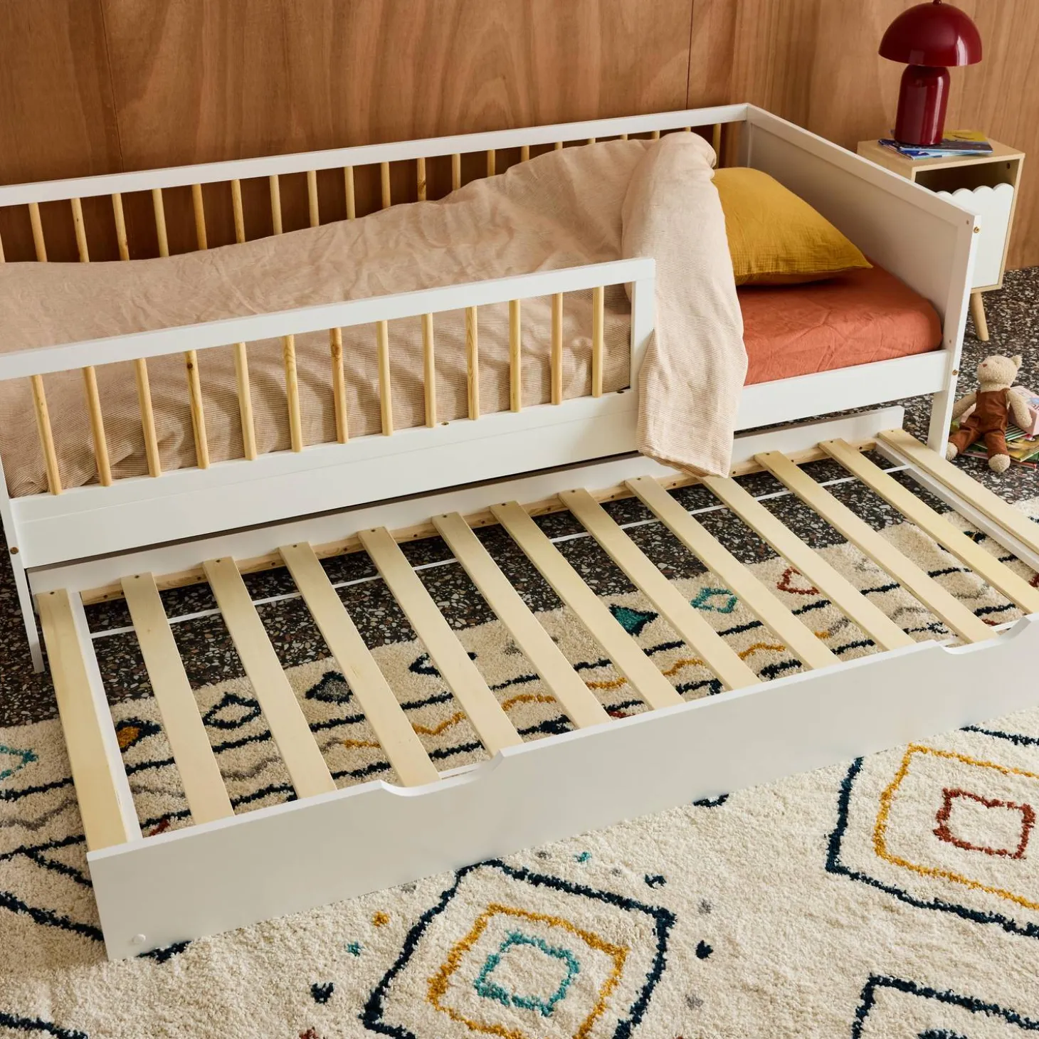 Cajón cama infantil madera de pino